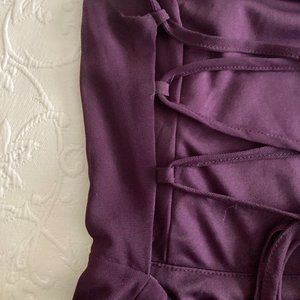 Charlotte Russe Purple Short Strappy Formal Dress